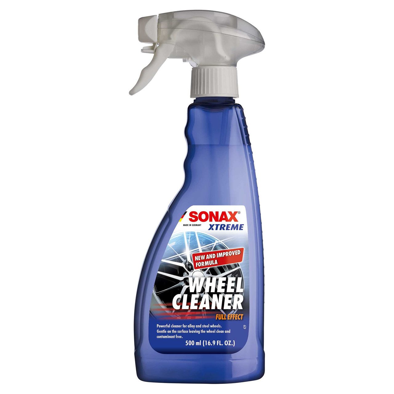Sonax Wheel Cleaner Full Effect in its 500 milliliter spray bottle